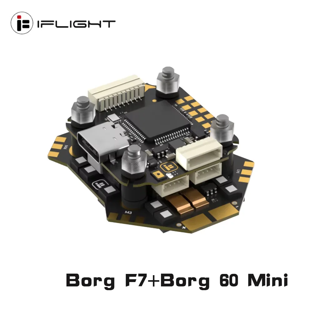 Fpv Flight Controller F7 Stack 60A - Controlador de vuelo iFlight Borg Mini